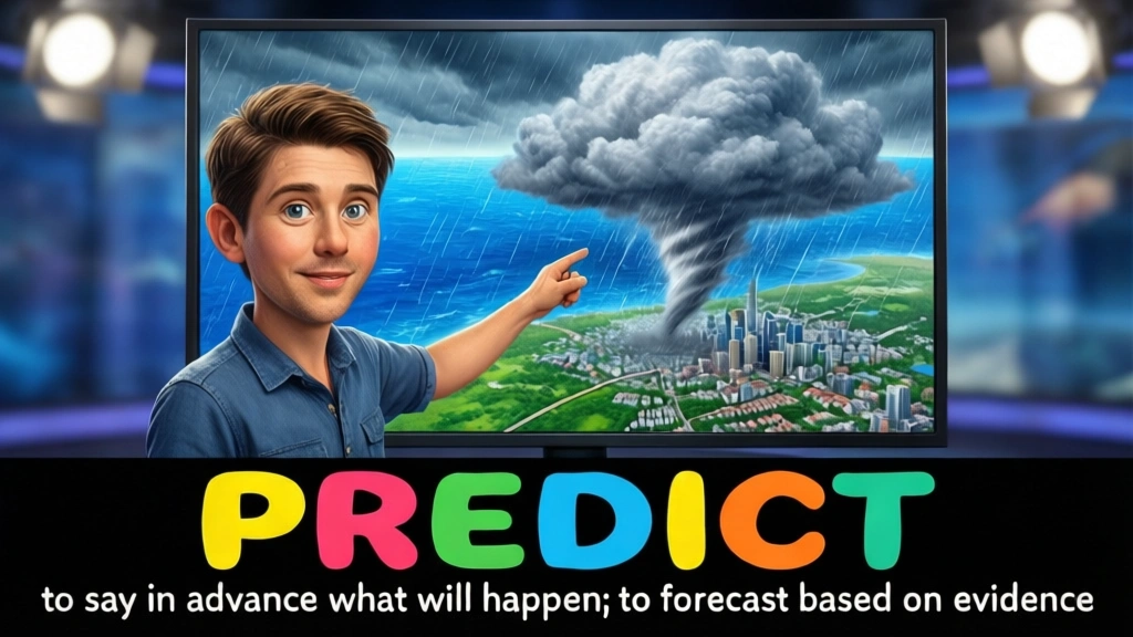 English Illustration for predict